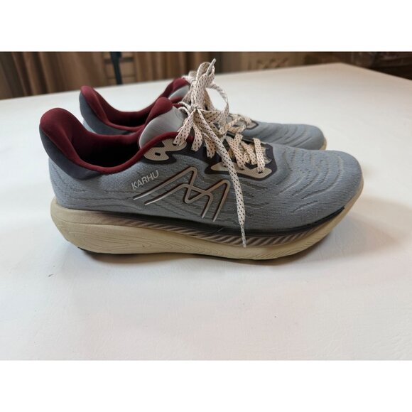 Karhu Ikoni Ortix Mens Running Shoes Size 10.5 Gray/Maroon - Picture 4 of 8